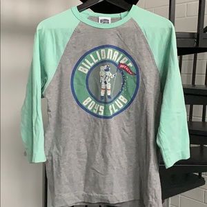 Billionaire Boys Club gray 3/4 t-shirt